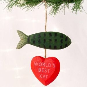 Paper Destiny Holiday - Paper Destiny Worlds Best Cat Ornament Paper Destiny Holiday - Paper Destiny Worlds Best Cat Ornament